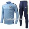 Manchester City Sweatshirts Anzüge Blau 2018-2019